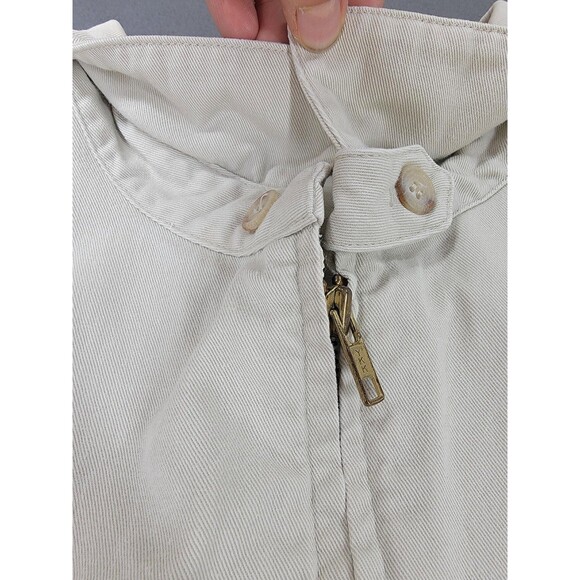 Vintage Polo Ralph Lauren Jacket Mens XL White Harrington Made USA Cotton 90s - Picture 7 of 15